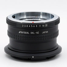 Load image into Gallery viewer, Rayqual Lens Mount Adapter for Deckel Lens to Nikon Z-Mount Camera Made in Japan DKL-NZ