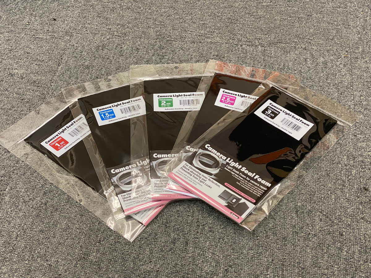 Light Seals Foam for camera repair 125 X 250 mm ( 4.9 X 9.8 in.) / Use