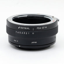 Load image into Gallery viewer, Rayqual Lens Mount Adapter for PENTAX DA lens to Canon EF-M-Mount Camera Made in Japan  PDA-EF M