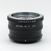 Load image into Gallery viewer, Rayqual Lens Mount Adapter for Deckel lens to Fujifilm X-Mount Camera Made in Japan  DKL-FX