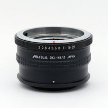 Load image into Gallery viewer, Rayqual Lens Mount Adapter for Deckel lens to Micro Four Thirds Camera Made in Japan  DKL-M4/3