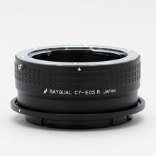Load image into Gallery viewer, Rayqual Lens Mount Adapter for Contax / Yashica lens to Canon RF-Mount Camera  Made in Japan CY-EOSR