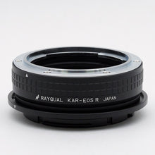 Load image into Gallery viewer, Rayqual Mount Adapter for EOS RF body to KONICA AR Lens Made in Japan KAR-EOSR
