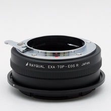 Load image into Gallery viewer, Rayqual Lens Mount Adapter for EXAKTA / TOPCON lens to Canon RF-Mount Camera Made in Japan EXA/TOP-EOSR