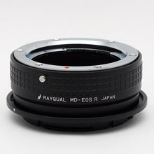 Load image into Gallery viewer, Rayqual Lens Mount Adapter for Minolta MD lens to Canon RF-Mount Camera Made in Japan MD-EOSR