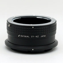 Load image into Gallery viewer, Rayqual Lens Mount Adapter for Contax/Yashika Lens to Nikon Z-Mount Camera Made in Japan CY-NZ