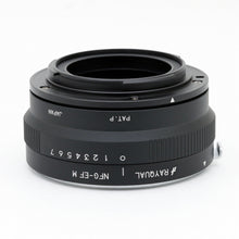 Load image into Gallery viewer, Rayqual Lens Mount Adapter for Nikon G lens to Canon EF-M-Mount Camera Made in Japan  NFG-EF M