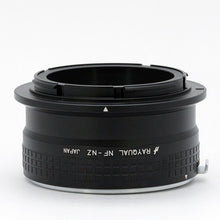 Load image into Gallery viewer, Rayqual Lens Mount Adapter for Nikon F Lens to Nikon Z-Mount Camera Made in Japan NF-NZ