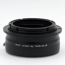 Load image into Gallery viewer, Rayqual Lens Mount Adapter for PENTAX K lens to Canon RF-Mount Camera Made in Japan PK-EOSR