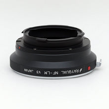 Load image into Gallery viewer, Rayqual Lens Mount Adapter for Nikon F  lens to Leica M-Mount Camera  Made in Japan NF-LM