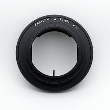 Load image into Gallery viewer, Rayqual Lens Mount Adapter for Canon FD lens to FUJI GFXbody Made in Japan  FD-GFX