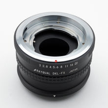 Load image into Gallery viewer, Rayqual Lens Mount Adapter for Deckel lens to Fujifilm X-Mount Camera Made in Japan  DKL-FX