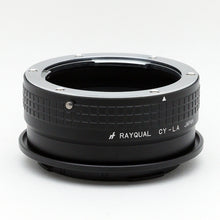 Load image into Gallery viewer, Rayqual Lens Mount Adapter for Contax/Yashica Lenses to Leica L-Mount Camera Made in Japan  CY-LA