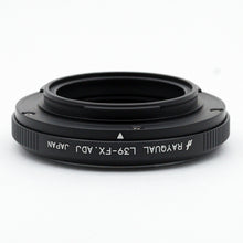 Load image into Gallery viewer, Rayqual Lens Mount Adapter for Fujifilm X-Mount Camera to L39 Lens ADJ type  Made in Japan  L39-FX.ADJ
