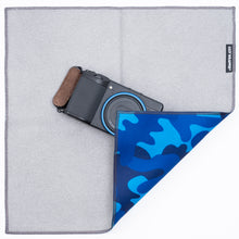 Load image into Gallery viewer, EASY WRAPPER Special Cloth without tapes, buttons, zippers Blue & Camouflage