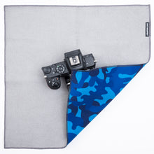 Load image into Gallery viewer, EASY WRAPPER Special Cloth without tapes, buttons, zippers Blue & Camouflage