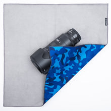 Load image into Gallery viewer, EASY WRAPPER Special Cloth without tapes, buttons, zippers Blue & Camouflage