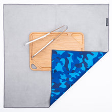Load image into Gallery viewer, EASY WRAPPER Special Cloth without tapes, buttons, zippers Blue & Camouflage