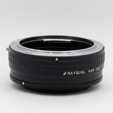 Load image into Gallery viewer, Rayqual Lens Mount Adapter for Konica AR lens to Sony E-Mount Camera Made in Japan KAR-Sae