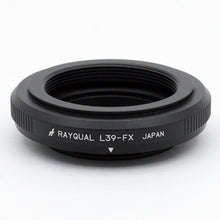 Load image into Gallery viewer, Rayqual Lens Mount Adapter for L39 Lens to Fujifilm X-Mount Camera Made in Japan  L39-FX