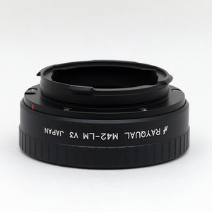 Rayqual Lens Mount Adapter for M42 lens to Leica M-Mount Camera Made in Japan  M42-LM