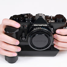 将图片加载到图库查看器，Camera Leather 4115 for Lens Barrel Synthetic Leather Black made in Japan
