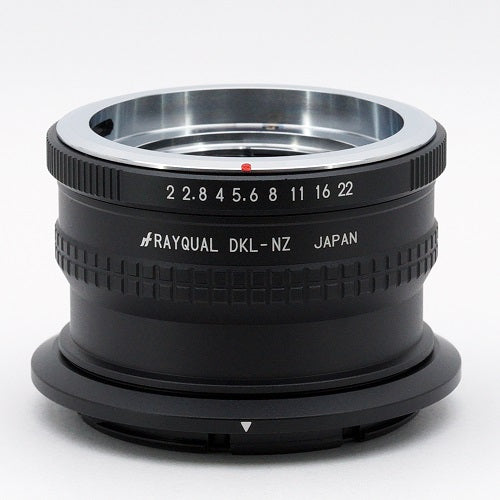 Rayqual Lens Mount Adapter for Deckel Lens to Nikon Z-Mount Camera Made in Japan DKL-NZ