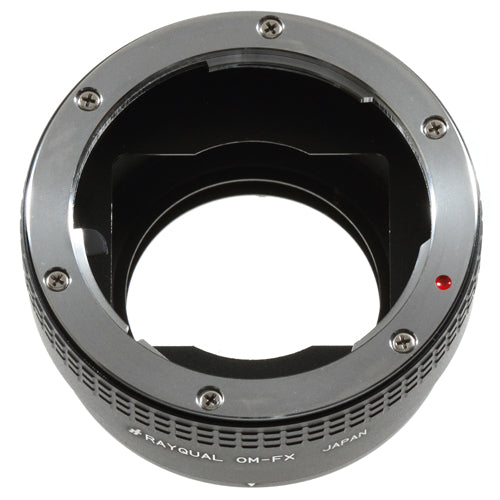 Rayqual Lens Mount Adapter for Olympus OM lens to  Fujifilm X-Mount Camera Made in Japan  OM-FX