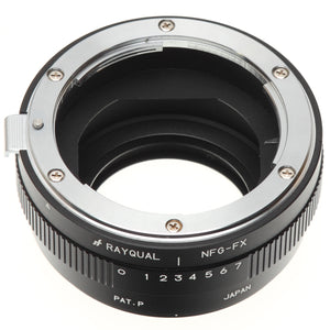 Rayqual Lens Mount Adapter for Nikon F lens to Fujifilm X-Mount Camera  Made in Japan  NF-FX