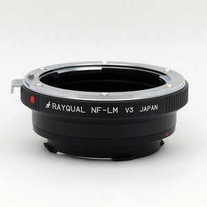 Rayqual Lens Mount Adapter for Nikon F  lens to Leica M-Mount Camera  Made in Japan NF-LM