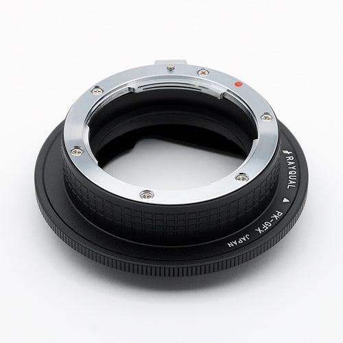 Rayqual Lens Mount Adapter for PENTAX PK lens to Fujifilm GFX-Mount Camera Made in Japan  PK-GFX