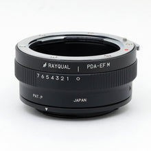 Load image into Gallery viewer, Rayqual Lens Mount Adapter for PENTAX DA lens to Canon EF-M-Mount Camera Made in Japan  PDA-EF M
