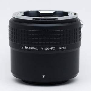 Rayqual 安装适配器适用于 Leica VISOFLEX II/III 镜头至 Fuji X 机身 Jaapn VISO-FX 制造