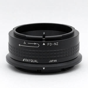 Rayqual 卡口适配器适用于佳能 FD 镜头至尼康 Z 机身日本制造 FD-NZ