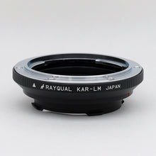 将图片加载到图库查看器，Rayqual 安装适配器适用于柯尼卡 AR 镜头到徕卡 M 机身日本制造 KAR-LM
