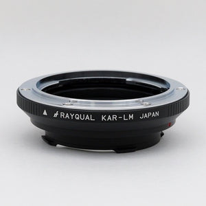 Rayqual Lens Mount Adapter for Konica AR lens to Leica M-Mount Camera Made in Japan  KAR-LM