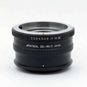 Rayqual Lens Mount Adapter for Deckel lens to Micro Four Thirds Camera Made in Japan  DKL-M4/3
