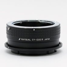 将图片加载到图库查看器，Rayqual 安装适配器，适用于 Contax / Yashica 至日本制造 EOS RF 机身镜头 CY-EOSR
