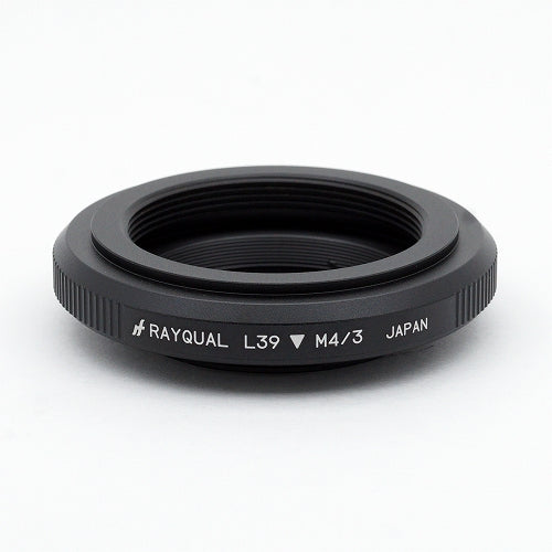 Rayqual 卡口适配器适用于微型四分之三机身到 L39 镜头日本制造 L39-M4/3