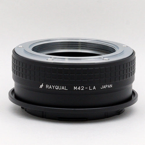 Rayqual Lens Mount Adapter for M42 Lenses to Leica L-Mount Camera Made in Japan /  M42-LA