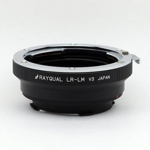 Rayqual Lens Mount Adapter for Leica R lens to Leica M-Mount Camera Made in Japan  LR-LM