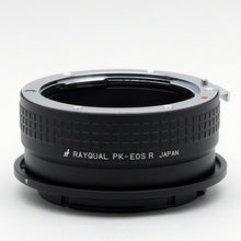 将图片加载到图库查看器，Rayqual 卡口适配器适用于 Pentax K 镜头至 EOS RF 机身日本制造 PK-EOSR
