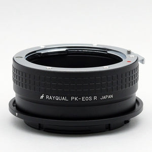 Rayqual 卡口适配器适用于 Pentax K 镜头至 EOS RF 机身日本制造 PK-EOSR