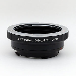 Rayqual Lens Mount Adapter for Olympus OM lens to Leica M-Mount Camera Made in Japan  OM-LM