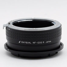 将图片加载到图库查看器，Rayqual 卡口适配器适用于尼康 F 镜头至 EOS RF 机身日本制造 NF-EOSR
