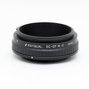 Rayqual 卡口适配器适用于 EOS M 机身至尼康 S/康泰时 C 外爪镜头日本制造 SC-EF MO