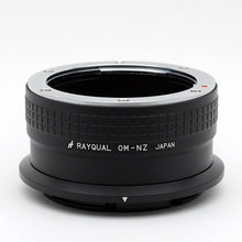 Load image into Gallery viewer, Rayqual Lens Mount Adapter for Olympus OM Lens to Nikon Z-Mount Camera Made in Japan OM-NZ
