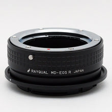 Load image into Gallery viewer, Rayqual Lens Mount Adapter for Minolta MD lens to Canon RF-Mount Camera Made in Japan MD-EOSR
