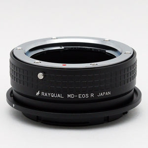 Rayqual 安装适配器，适用于 Minolta MD 镜头至 EOS RF 机身 日本制造 MD-EOSR