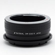 将图片加载到图库查看器，Rayqual 安装适配器适用于奥林巴斯 OM 镜头到 EOS RF 机身日本制造 OM-EOSR
